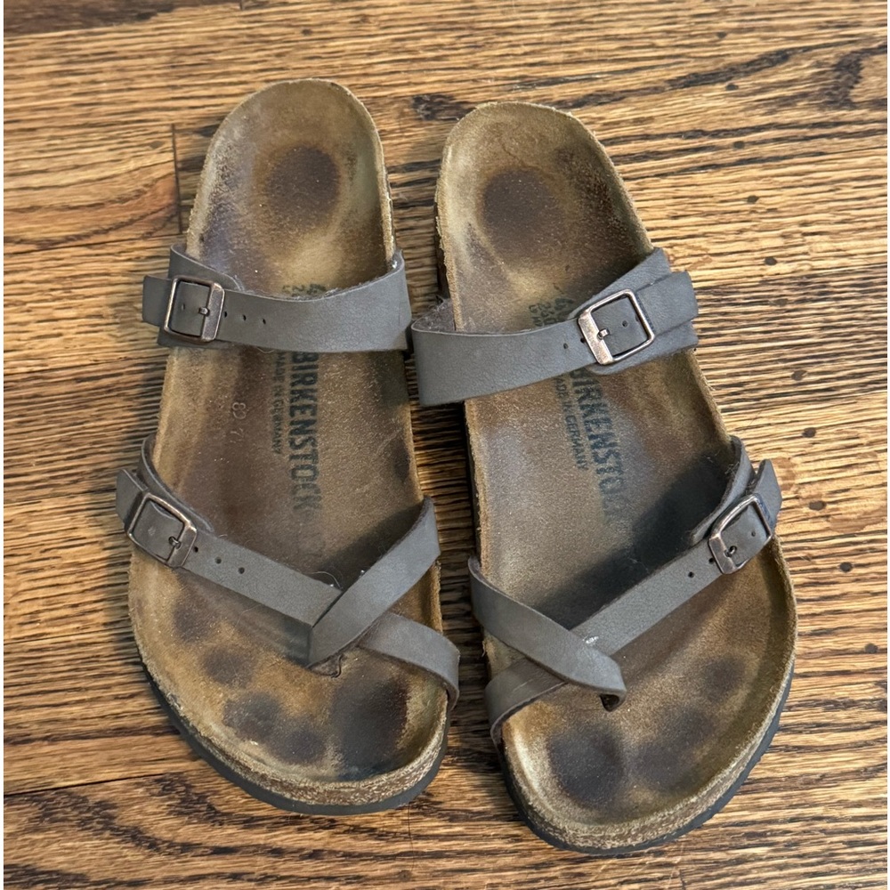 Birkenstock Brown Footbed Wrap Sandals sz 40